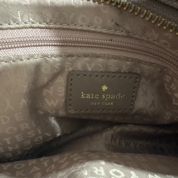 Kate Spade York Gray Tote Satchel w/Crossbody Strap Purse - Picture 3 of 8